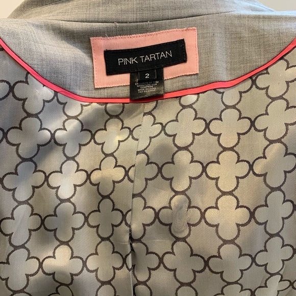 Pink Tartan suit jacket with amazing detail - Picture 8 of 9